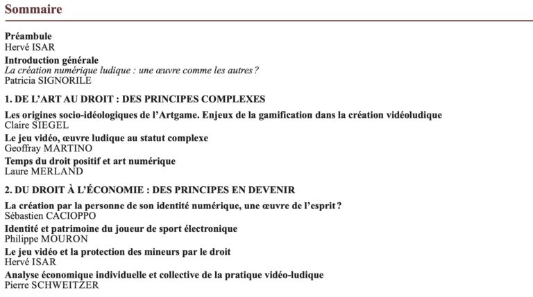 Publication du Cahier des Rencontres Droit et Arts n°3